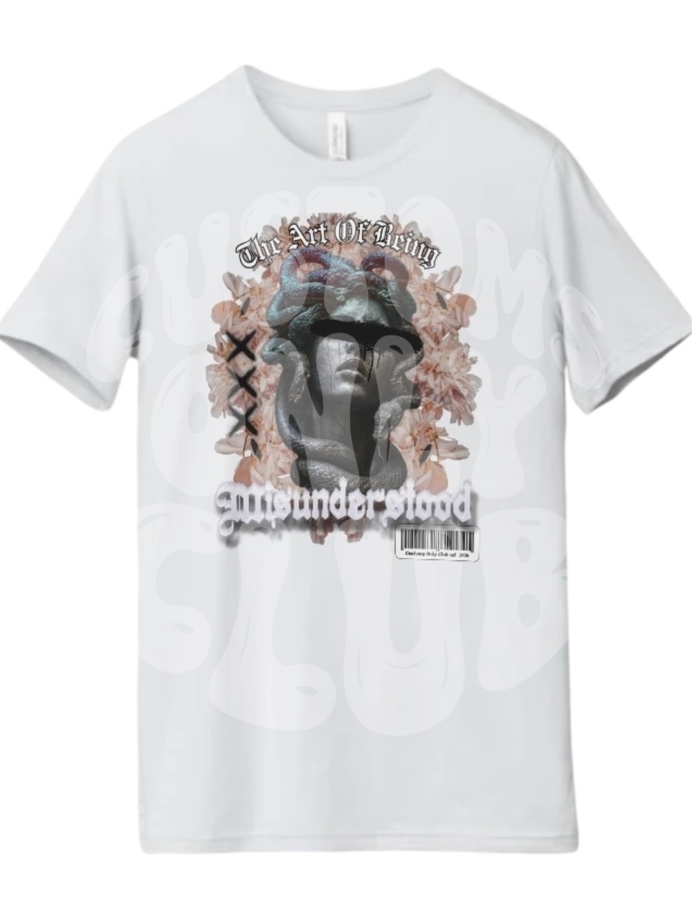 Custom Medusa Graphic T Shirt